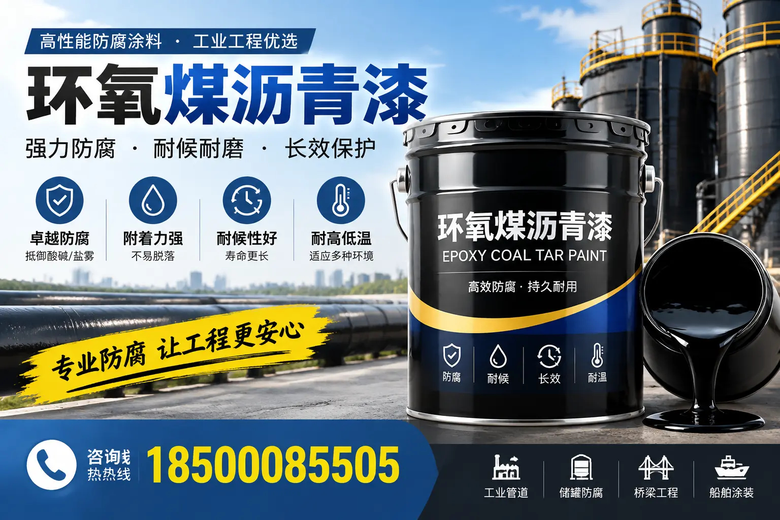 环氧煤沥青漆的施工方法与注意事项，确保在江门顺利完成